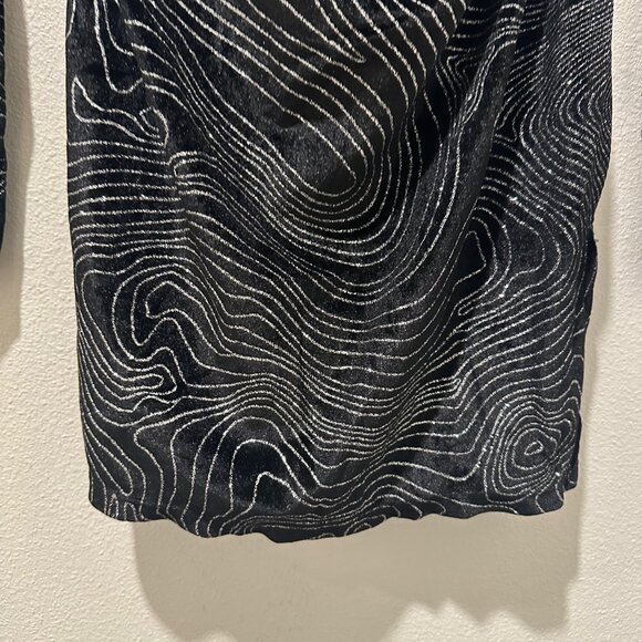 🎀H&M Divided Black Swirl Sparkly Mini Dress - Black - Picture 6 of 9